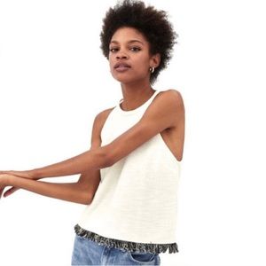 Zara Tweed Halter Top, S